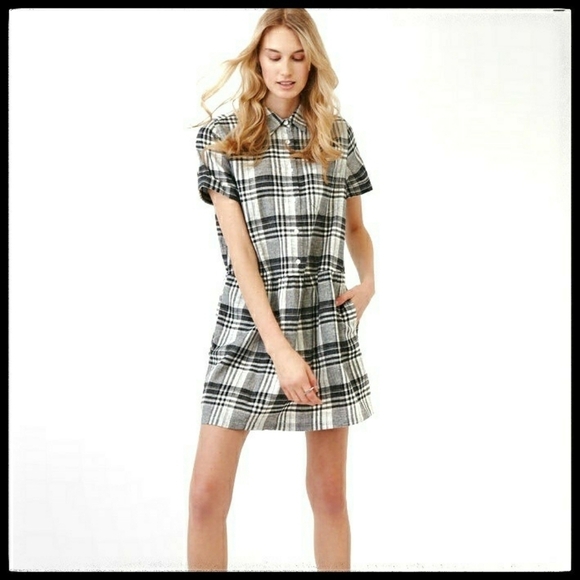 Roots Dresses & Skirts - Roots Hartley Women's Plaid Short Sleeve Dress Size S